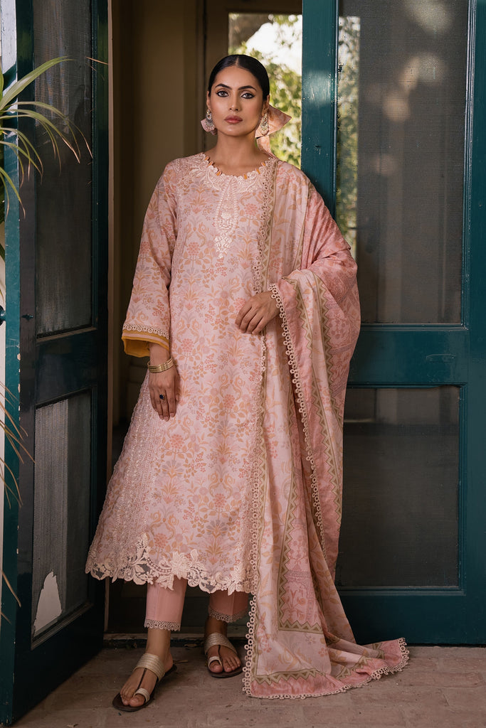 Aabyaan Shezlin Chikankari Lawn Collection – Elanah (AC-07)