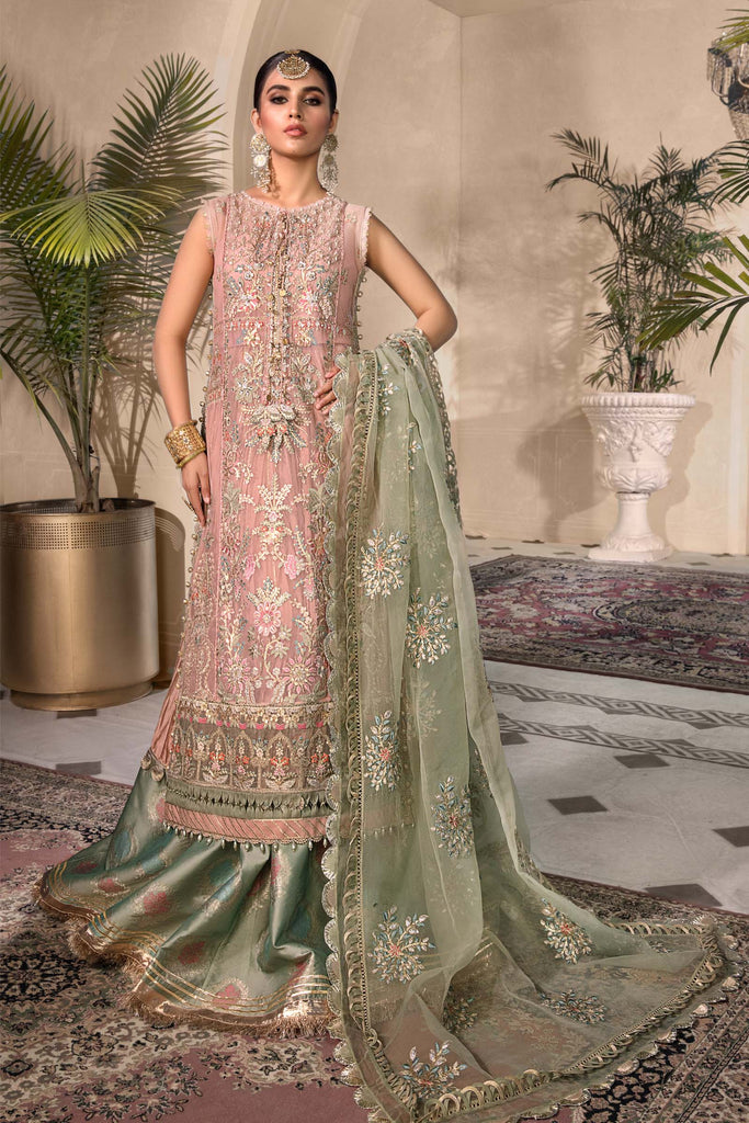 MARIA.B Mbroidered Heritage Collection 2023 – Sea Green BD-2607