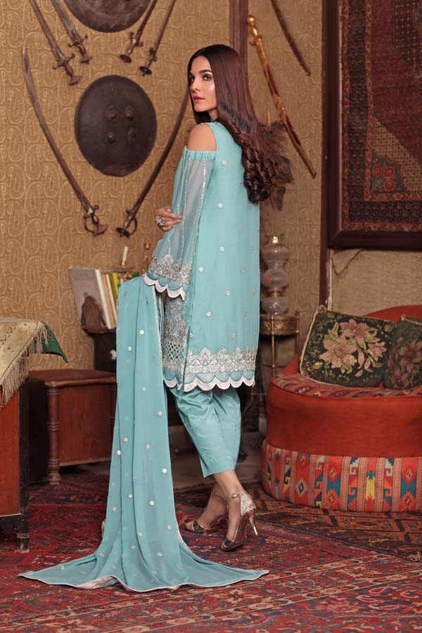 Angan by Zebaish – Luxury Embroidered Chiffon Formal Collection – Blus ...