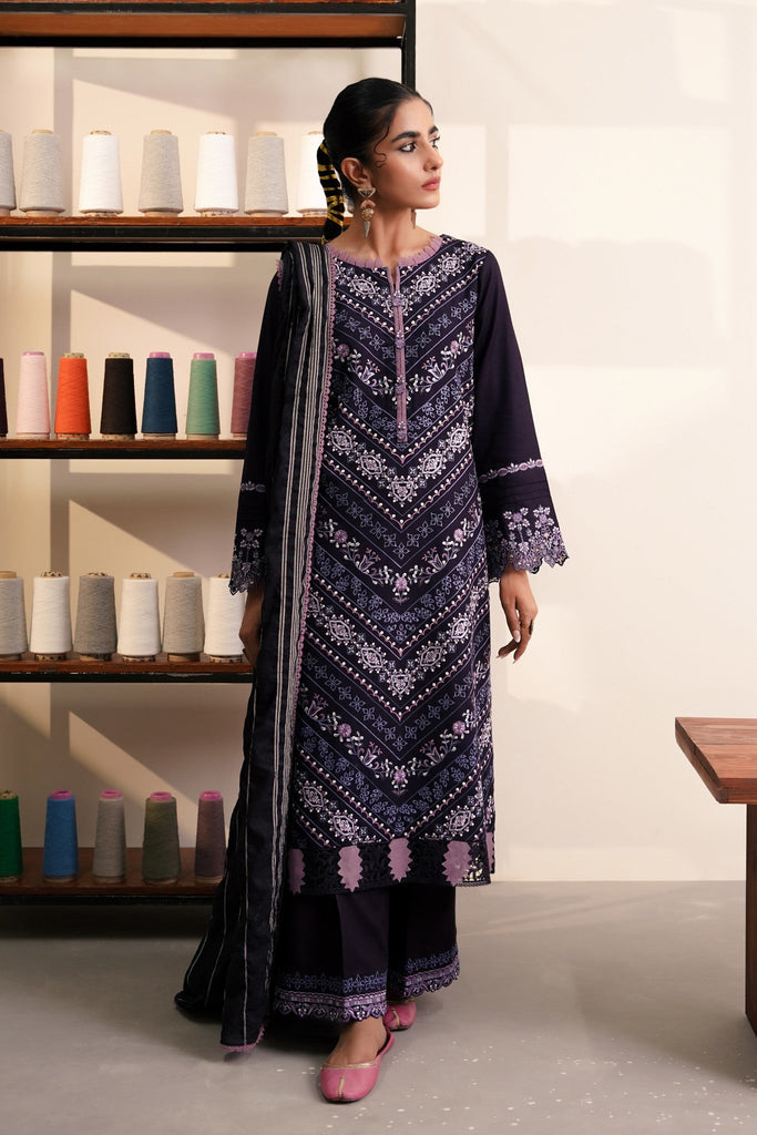 Aabyaan Miraal Embroidered Linen Collection – PARAS (AW-09)