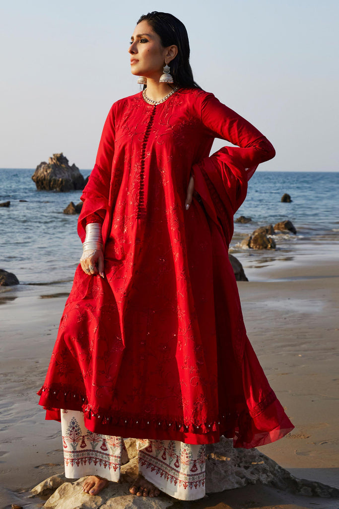 Zara Shahjahan Luxury Lawn Collection 2024 – DEENA-12A