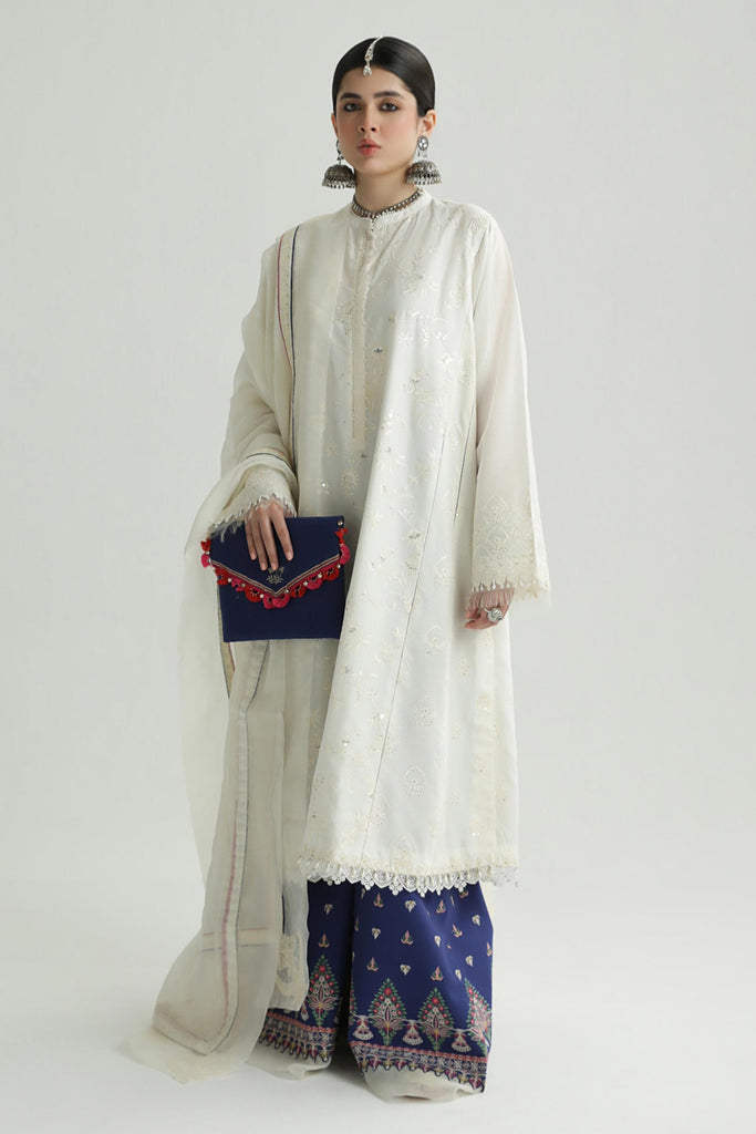 Zara Shahjahan Luxury Lawn Collection 2024 – DEENA-12B