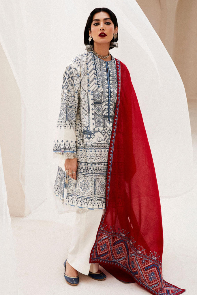 Zara Shahjahan Luxury Lawn Collection 2024 – DIYA-2A