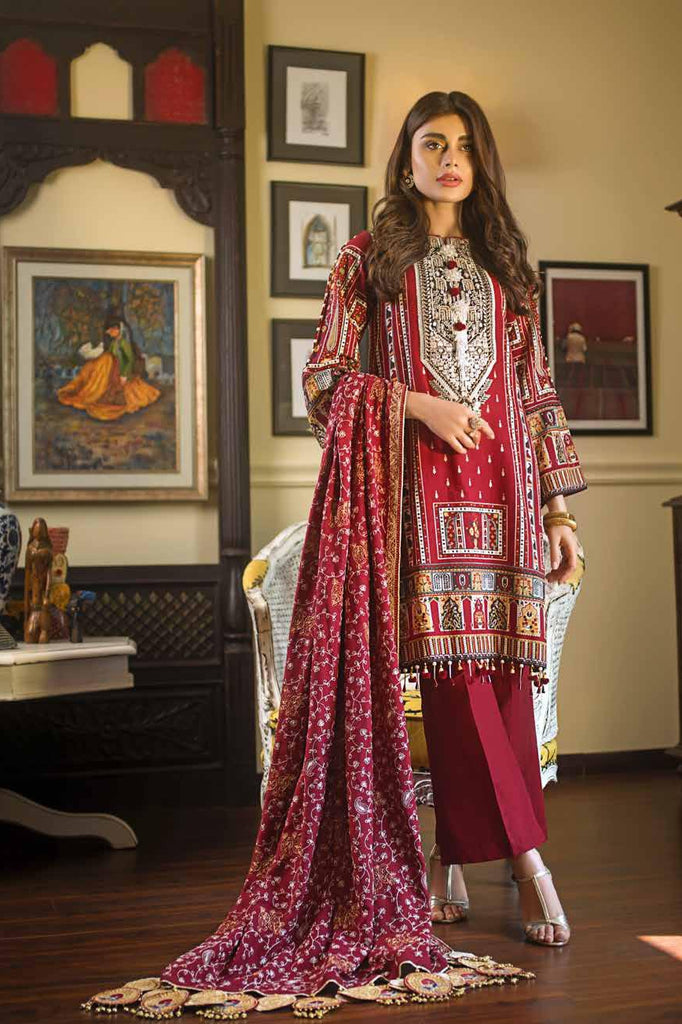 Gul Ahmed Winter Collection 2019 – DK-07