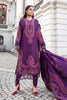 MARIA.B Linen Winter Collection – Purple DL-1108