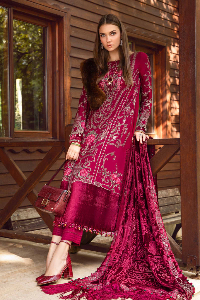 MARIA.B Linen Winter Collection – Deep Pink DL-1112