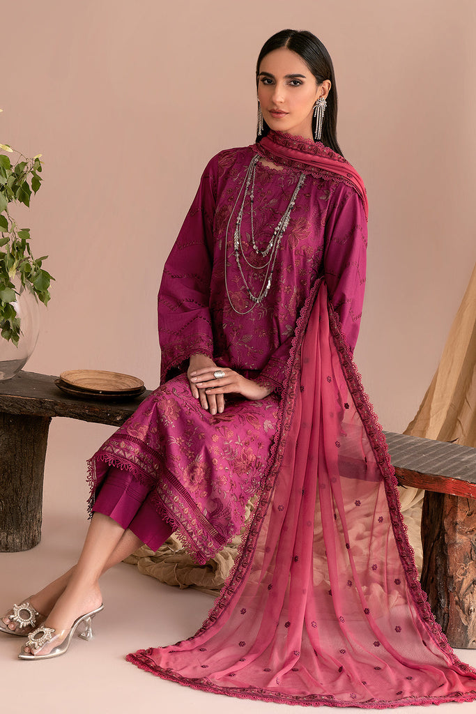 Zarif Festive Eid Lawn Collection – ZEA-02 FUCSHIA