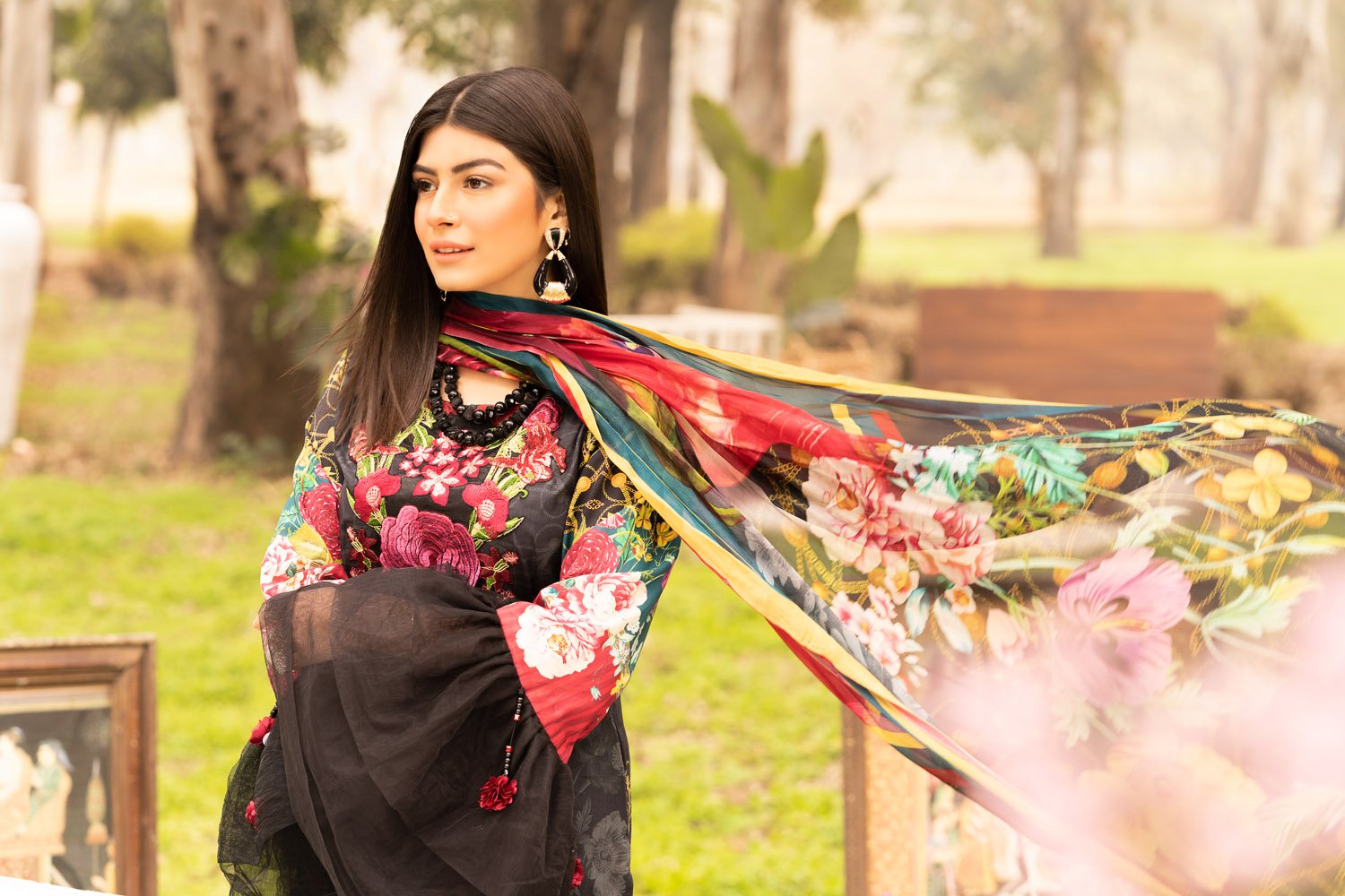 Adan's Libas Tradition Luxury Lawn Dress main image 1