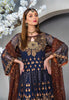 Maryam's Gold Luxury Embroidered Chiffon Collection Vol 6 – MG-64 Clematis