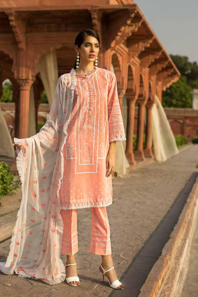 Gul Ahmed Glamorous Luxury Limited Eid Edition 2019 – 3 PC Embroidered Suit EA-66