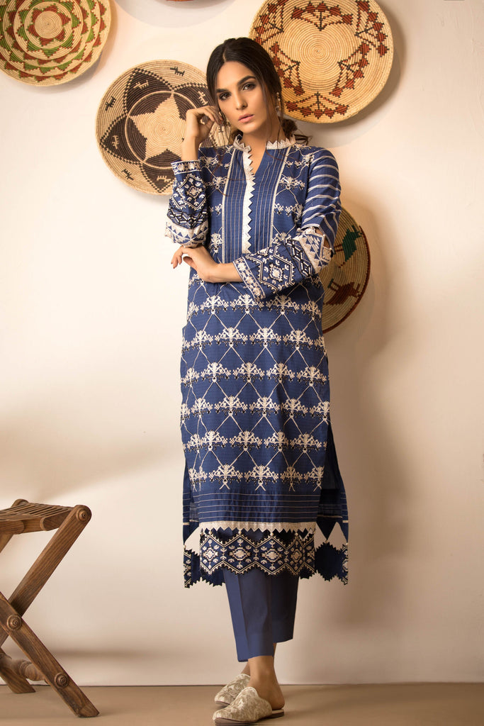 Sapphire Naqsh Dar Lawn Eid Collection Vol-V – Edgy Fit A