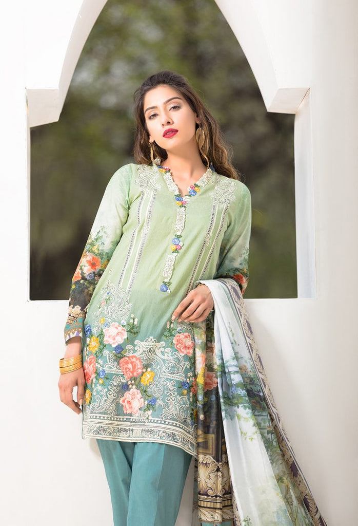 Firdous Eid Exclusive Collection 2017 – EE-05 Tropical Tranguility