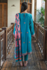 Zellbury Embroidered Shirt Shalwar Dupatta - Aqua Blue - Khaddar Suit - 0059