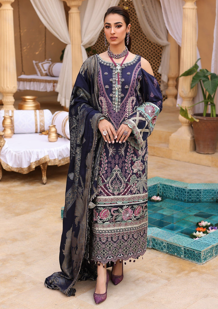 Elaf Luxury Winter Collection 2022 – ELW-10B- Dusk