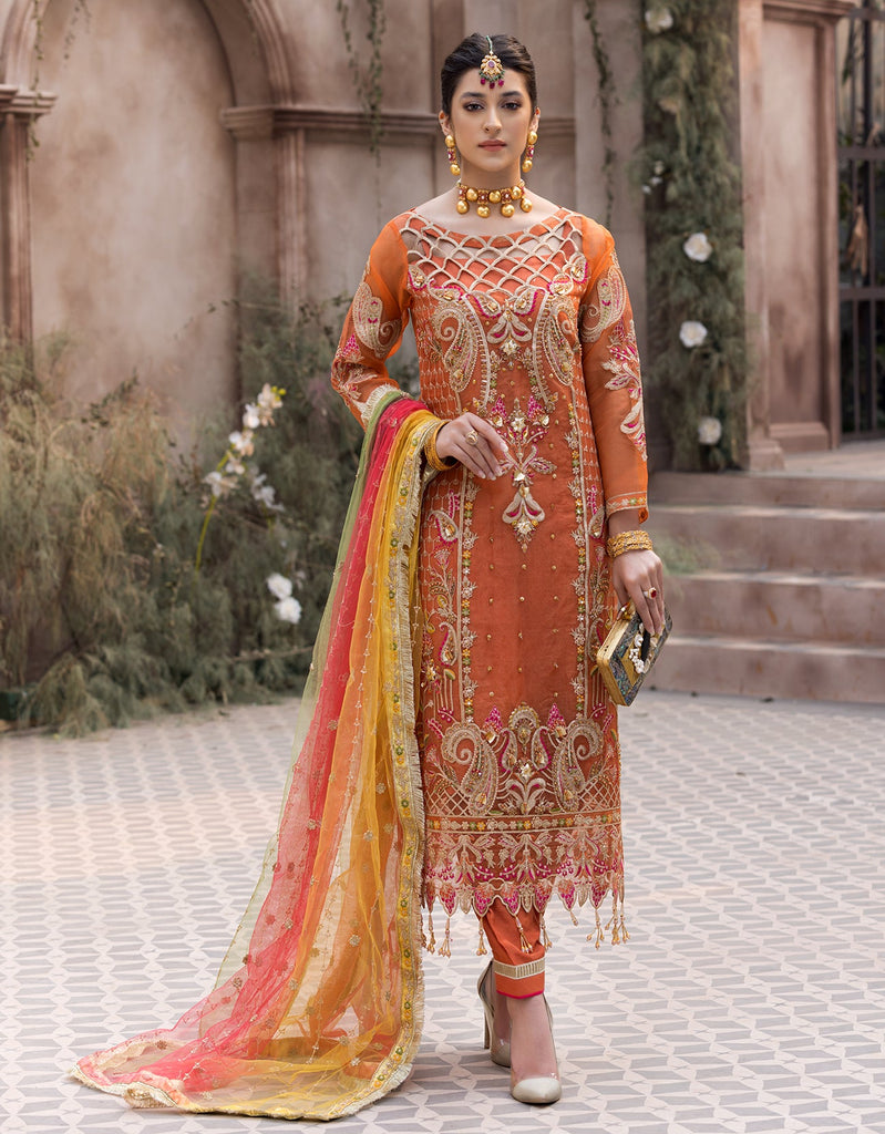 Emaan Adeel Le Festa Edit Chiffon Collection Vol-3 – LR-10
