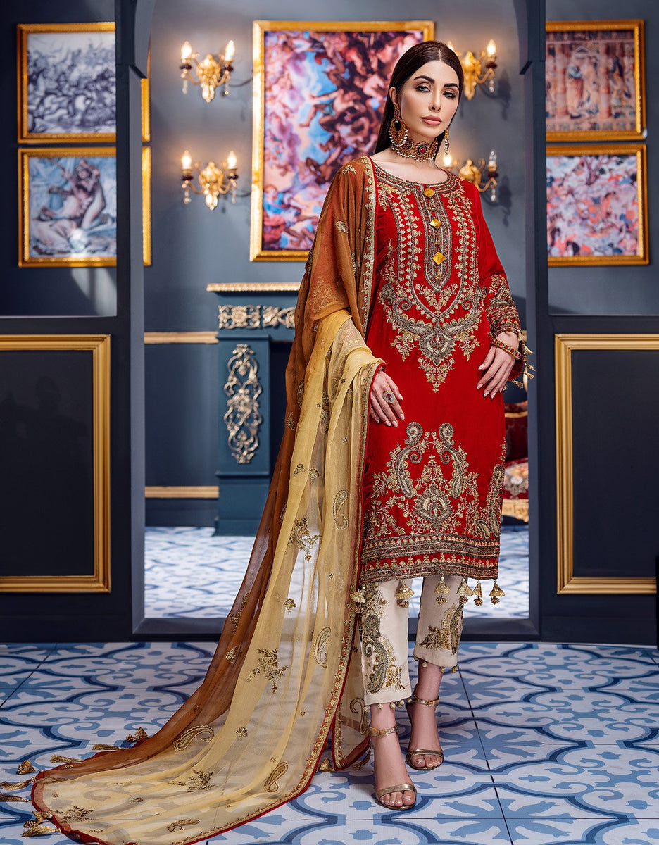 Emaan Adeel Velvet Collection main image 1