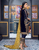 Emaan Adeel Makhmal Luxury Velvet Collection – Sapphire blue (MKH 8)