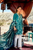 Erum Khan Luxury Lawn Collection 2021 – ER05-DEEP EMERALD