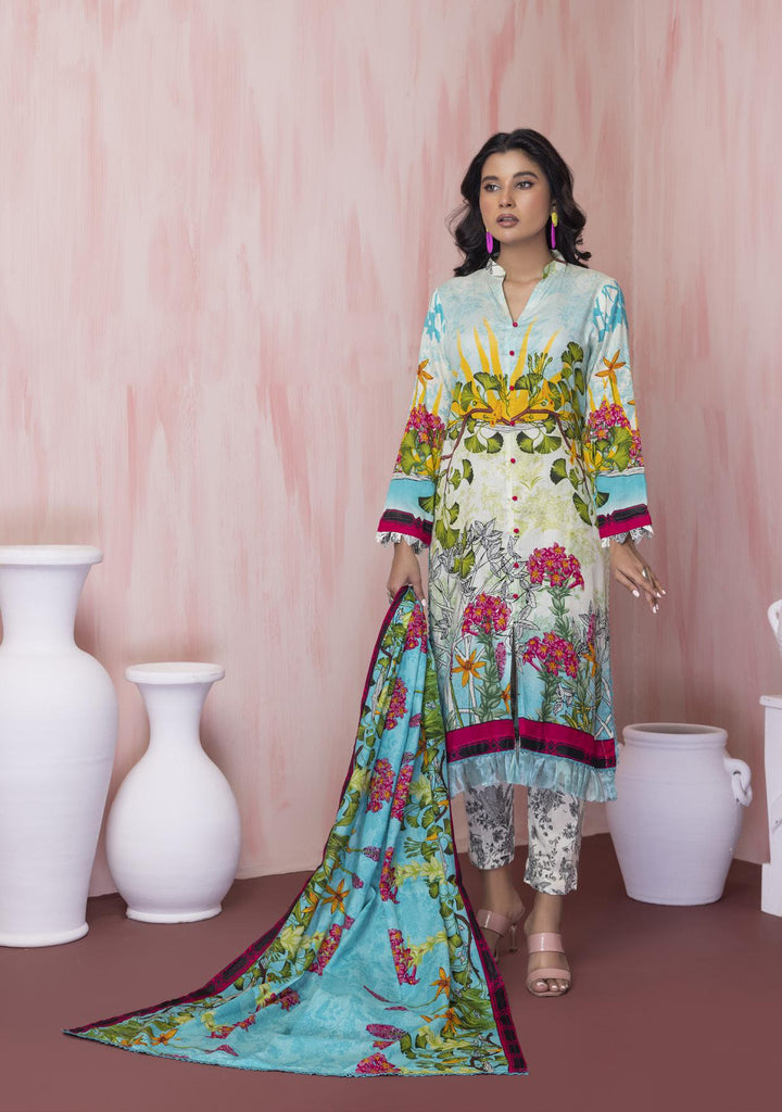 Erum Misha Printed Lawn Collection Vol-1 2023 – D-4