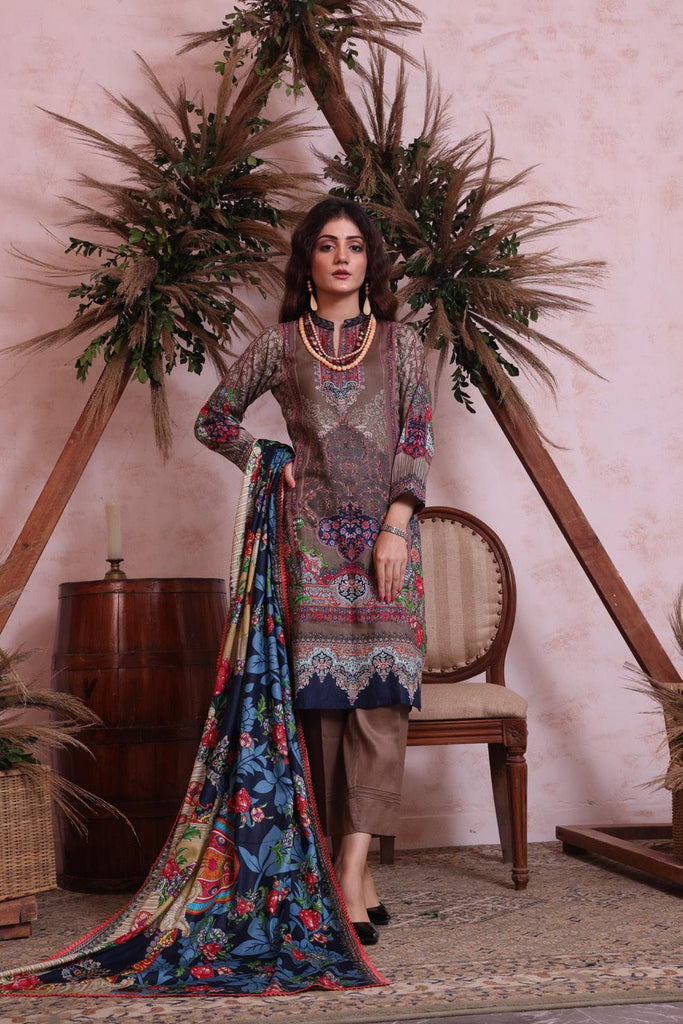 Erum Misha Printed Lawn Collection Vol-1 2023 – D-9