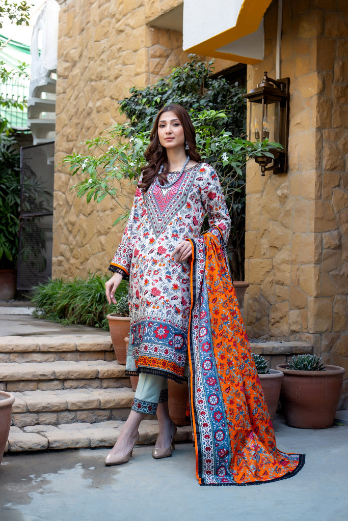Erum Misha Printed Lawn Collection Vol-5 – EMLV5-5