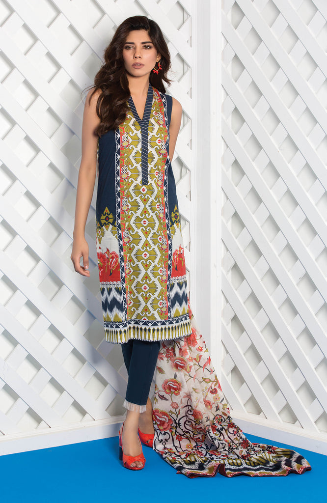 Sapphire Lawn Vol-3 Eid Edition 2017 – Fetching Folk B