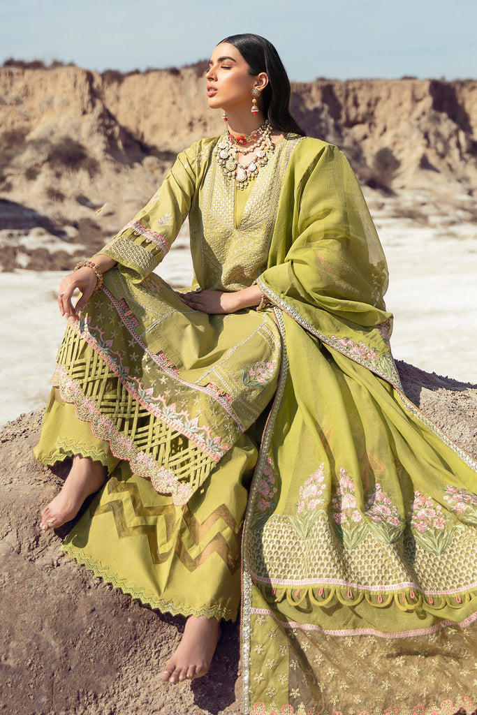 Faixa Faixal x Ittehad Luxury Lawn Collection – LL-03-22-DEEBA