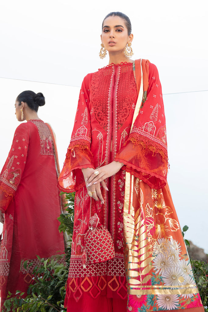 Faixa Faixal x Ittehad Luxury Lawn Collection 2022 – LL-06-22-MAHREEN