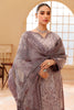 Farasha Festive Lawn Collection – DUSTY MAUVE