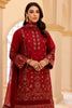 Farasha Festive Lawn Collection 2022 – RED HIBISCUS