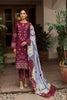 Farasha Winter Khaddar Collection – Dark Mulberry