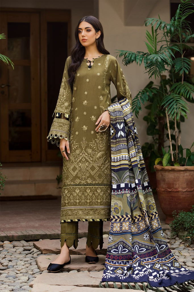 Farasha Winter Khaddar Collection – Olivine Luster