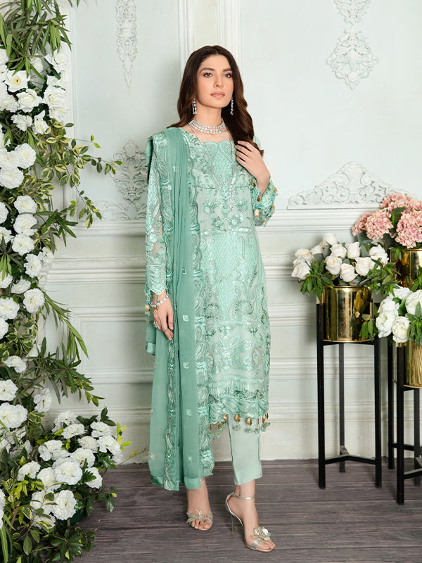 Farmaish Festive Chiffon Collection by Zebtan – FC-01