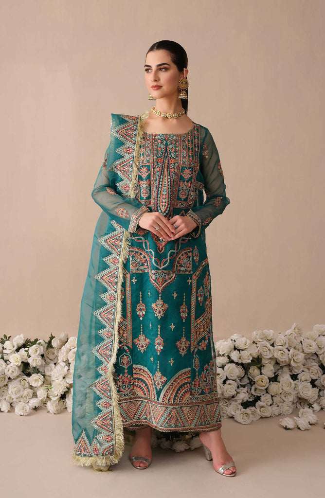 Freesia by Maryum N Maria Noor Jehan Luxury Formals – Salmon (FFD-0090)