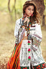 Gul Ahmed Gypsy Folk Lawn Collection - White 2 Pc Embroidered Blended Chiffon GT-02