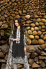 Gul Ahmed Summer 2017 - Black 3 PC Embroidered Chantilly De Lace Dress CT-162