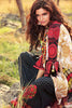 Gul Ahmed Gypsy Folk Lawn Collection - Light Brown 3 PC Bamber Embroidered GL-06