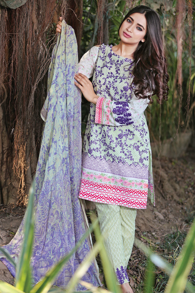 Gulaal Lawn Collection Volume 1 – Dream Forest GL-08 - YourLibaas
 - 1
