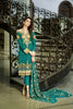 Gul Ahmed Summer 2017 - Green 3 PC Premium Embroidered Chiffon Dress PM-142