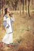 Gul Ahmed Gypsy Folk Lawn Collection - White 1 PC Embroidered Lawn Single GS-01