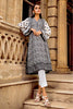 Gul Ahmed Black & White Lawn Collection – 2PC Lacquer Printed Lawn Suit BT-12006