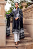 Gul Ahmed Black & White Lawn Collection – 3PC Embroidered Lawn Suit With Lawn Dupatta B-12004