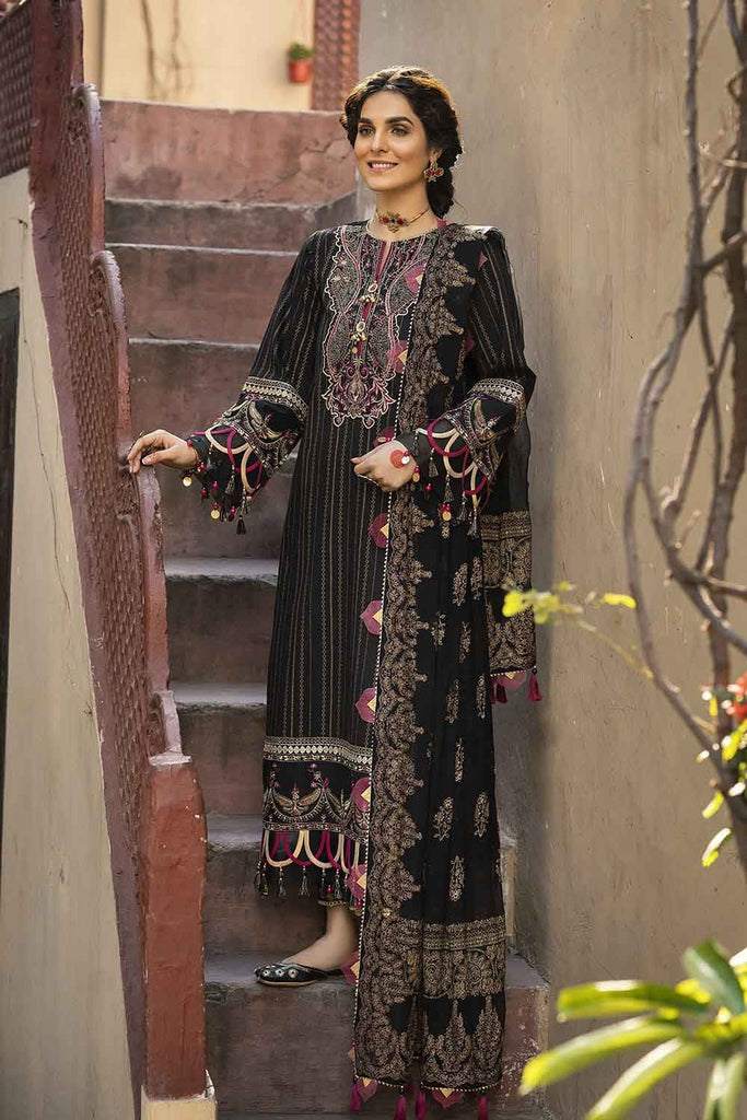 Gul Ahmed Eid Collection 2022 – Embroidered Chiffon Suit with Chiffon Dupatta FE-22081