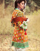 Gul Ahmed Gypsy Folk Lawn Collection - Orange 1 PC Embroidered Lawn Single GS-02