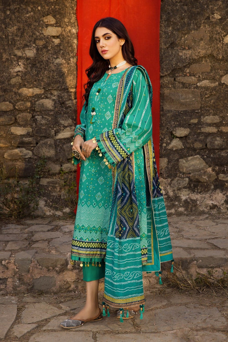 Gul Ahmed Summer · Chunri Collection 3PC Chunri Lawn Suit CL22037 B
