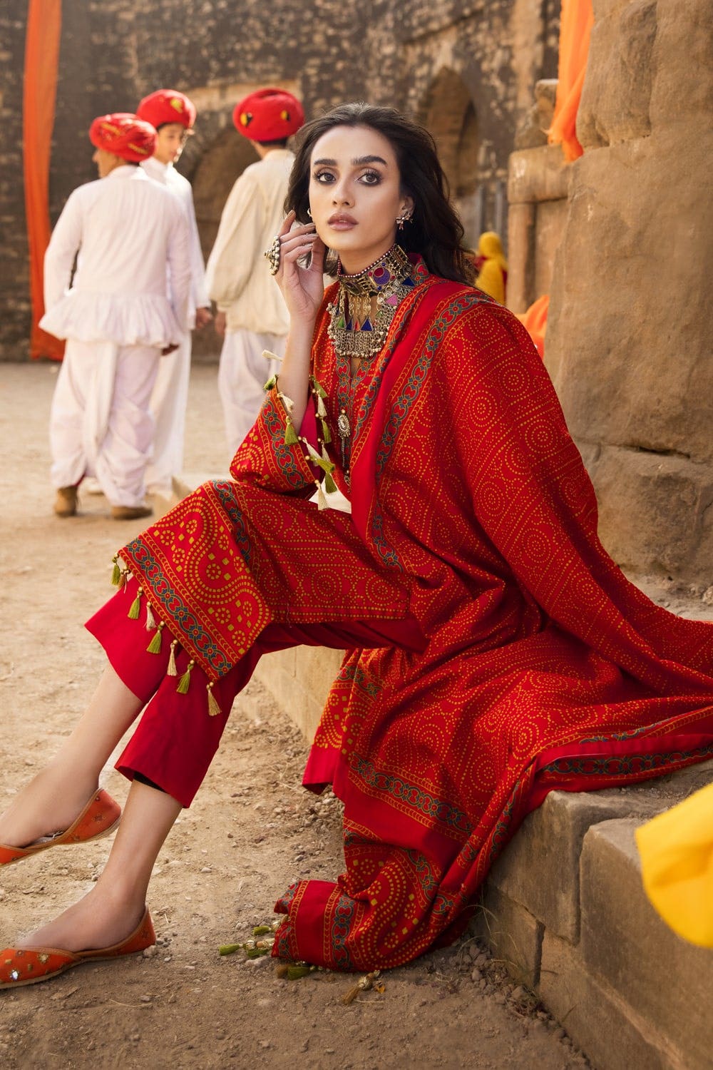 Chunri Collection Gul Ahmed Summer 2022 · Chunri Collection – 3PC Chunri Lawn Suit CL-22 ...