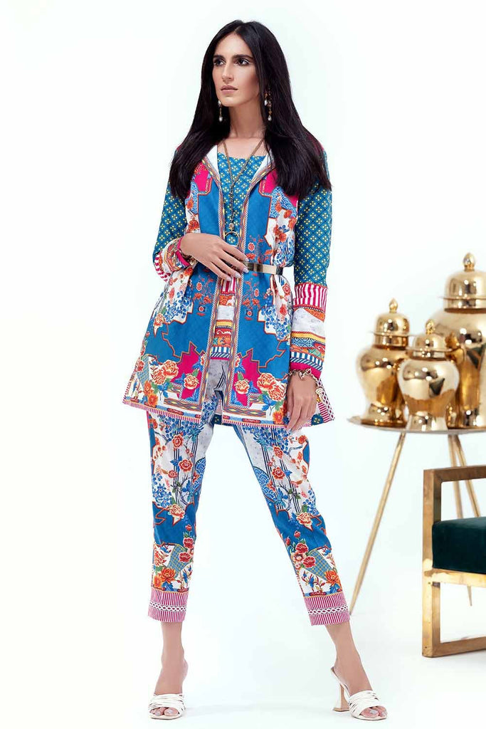 Gul Ahmed Summer 2022 · Essential 1 PC Collection – 1PC Digital Printed Corduroy Shirt  SCD-12005