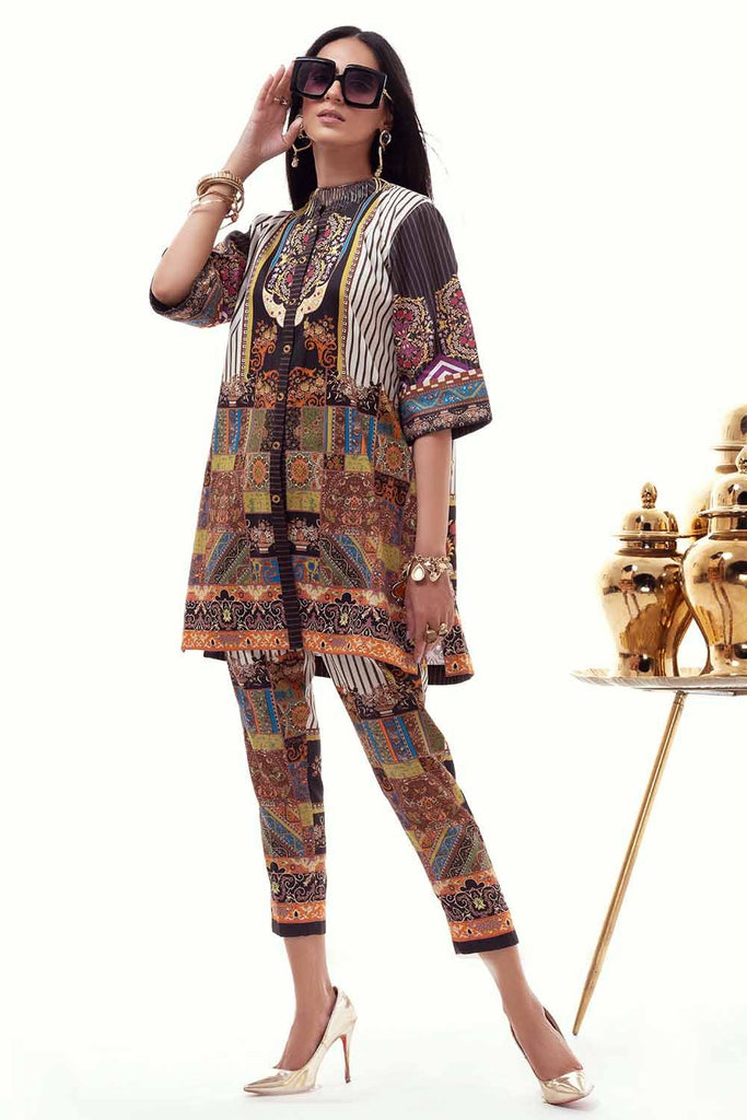 Gul Ahmed Summer 2022 · Essential 1 PC Collection – 1PC Digital Printed Corduroy Shirt  SCD-12006