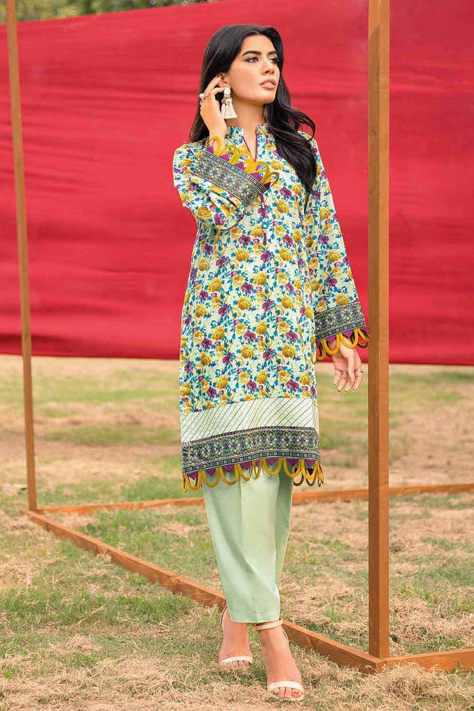 Gul Ahmed Summer 2022 · Essential 2PC Collection – 2PC Digital Printed Lawn Suit TL-12001 B