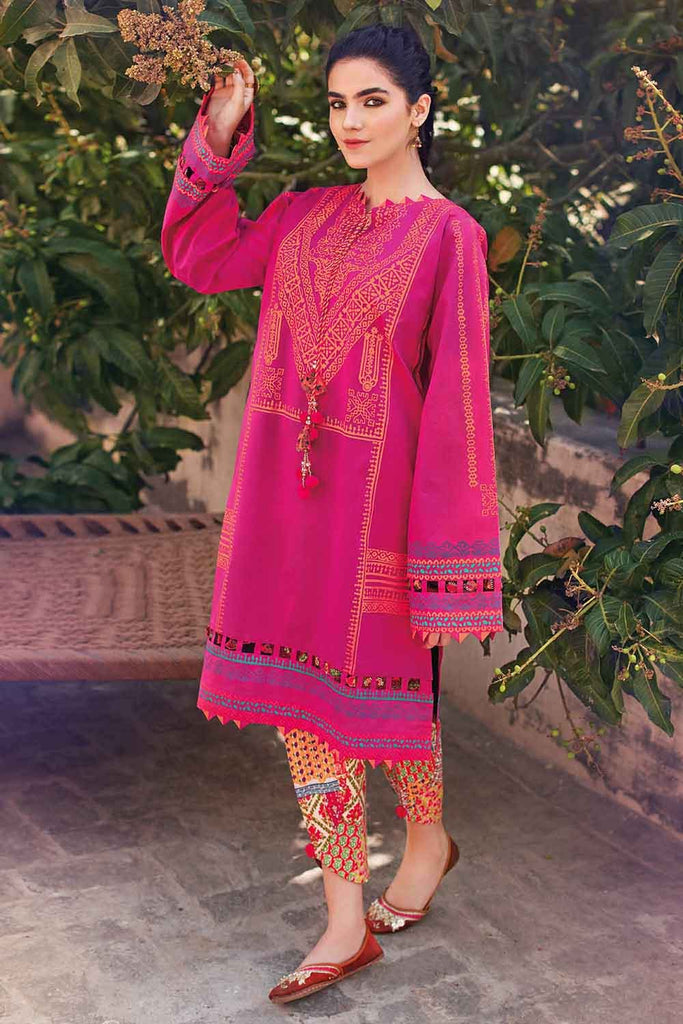 Gul Ahmed Summer 2022 · Essential 2PC Collection – 2PC Printed Lawn Shirt Trousers TL-374